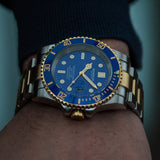 KOMPASS GRAND DIVER GOLD / STEEL