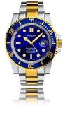 KOMPASS GRAND DIVER GOLD / STEEL