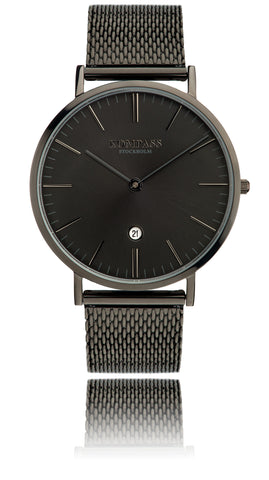 KOMPASS NAUTILUS MESH STRAP BLACK