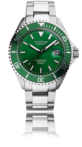 KOMPASS PROFESSIONAL DIVER GREEN