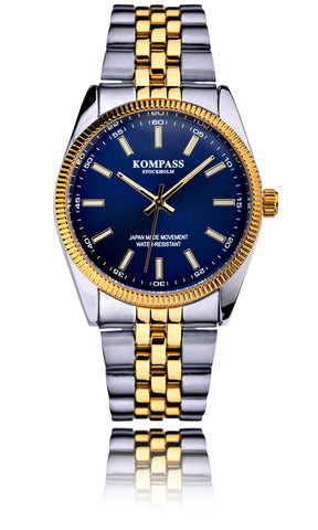 Kompass Santorini Silver Gold Blue